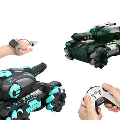 Rc Tanks 2.4G Dual Control Mode Armored Vehicle High Speed Water Bombs Induction Watch Remote Double Control Toy