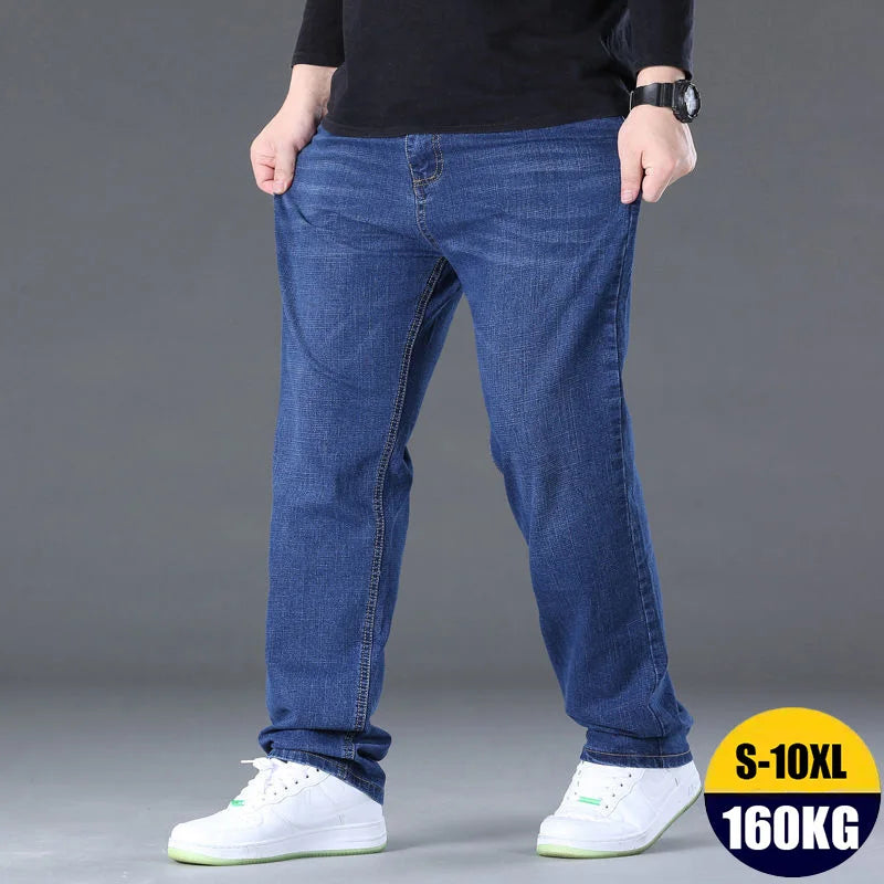 Mens Oversize Jeans Wide Leg Pants Man Jeans