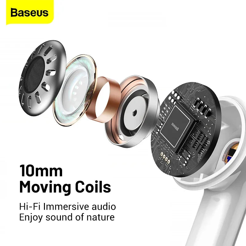 Baseus W3 Headphones True Wireless Bluetooth 5.0 Earphone