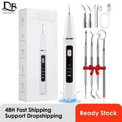 Teeth Cleaner Tooth Whitening Sonic Stone Plaque Scalers Tartar Stains Dental Calculus Remover