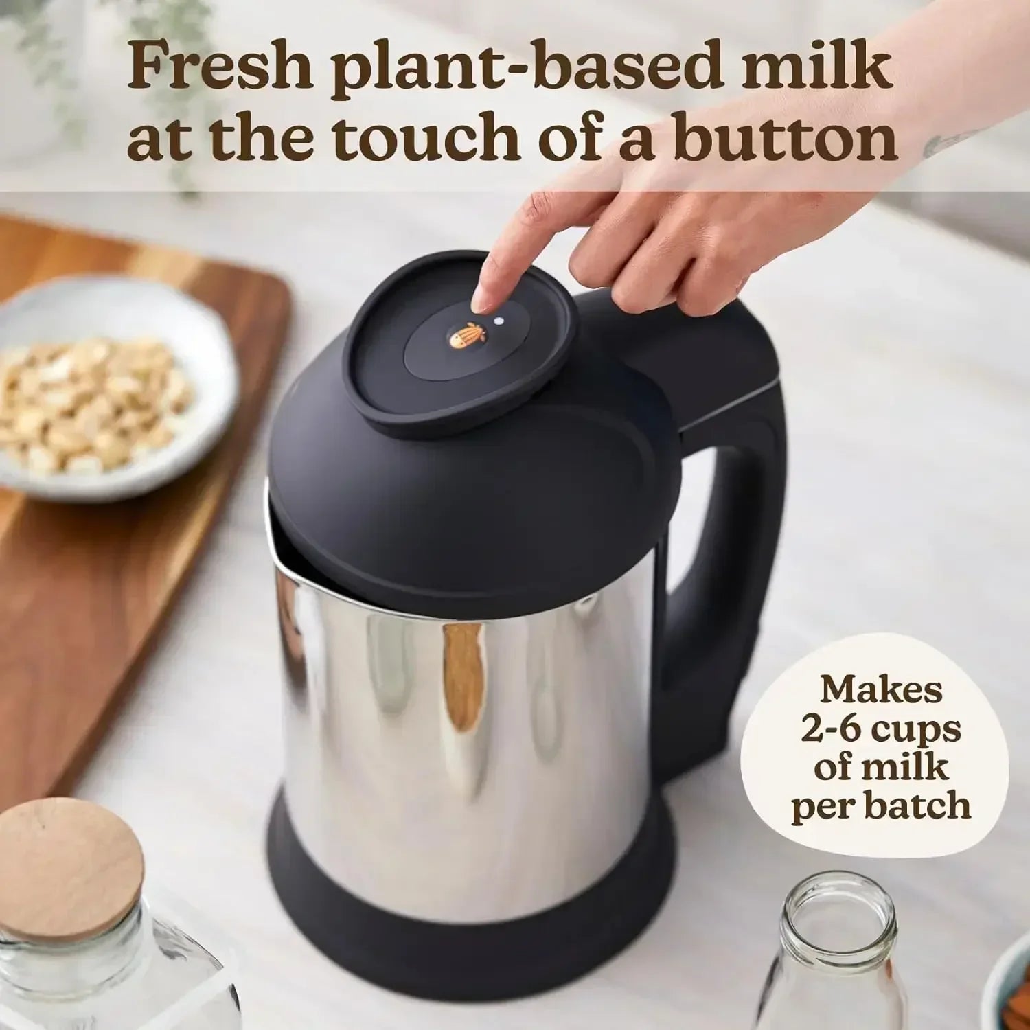 Almond Cow Nut Milk Maker Machine, Plant Based for Homemade