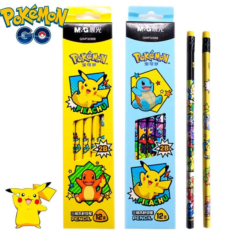 12pcs Pokemon Pencil Set