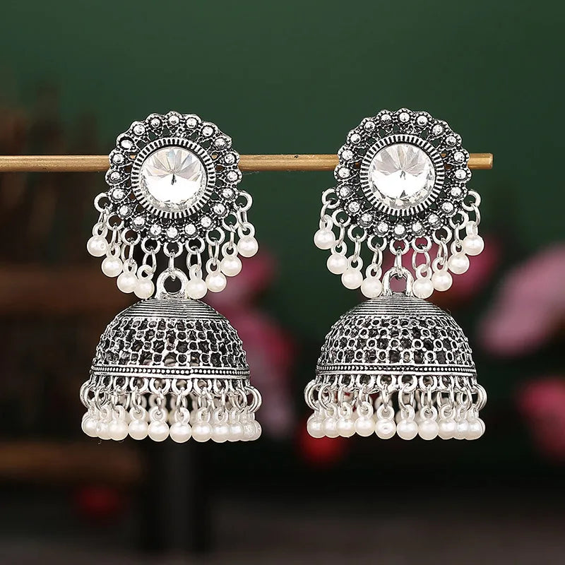 Kymyad Fashion Vintage Ethnic Earrings For Women