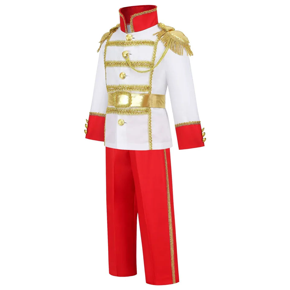 Children Christmas Prince Charming Cosplay Kids