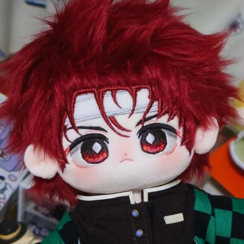 Demon Slayer Kamado Tanjirou Plush Toy Anime Kimetsu No Yaiba Nude Body Soft Stuffed Plushie Doll