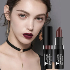 Waterproof Velvet Matte Lipstick Lasting Black White Purple Pigment Lipstick