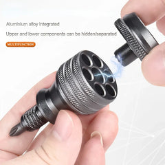 Strong magnetic ratchet screwdriver short handle ultra-short multi-function screwdriver set