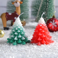 Christmas tree scented candle set souvenir decoration home props