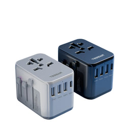 TESSAN Universal Travel Adapter with USB Port and Type C, Worldwide Power Adapter