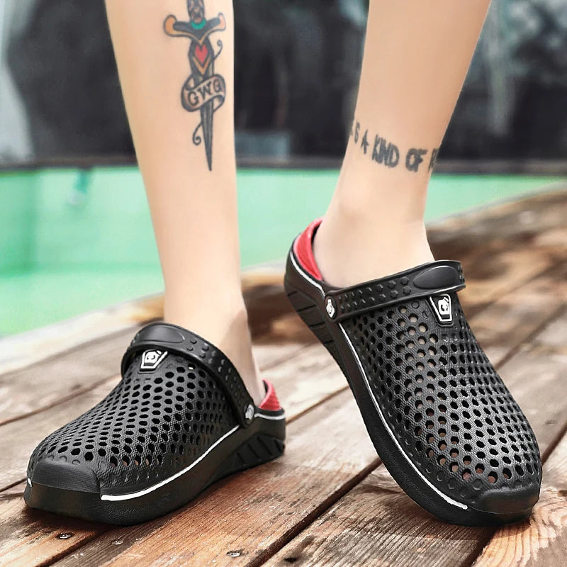 YISHEN Sandals Men Beach Slipper Thick Sole Flip Flop For Women Classic Mules Sport Sandal