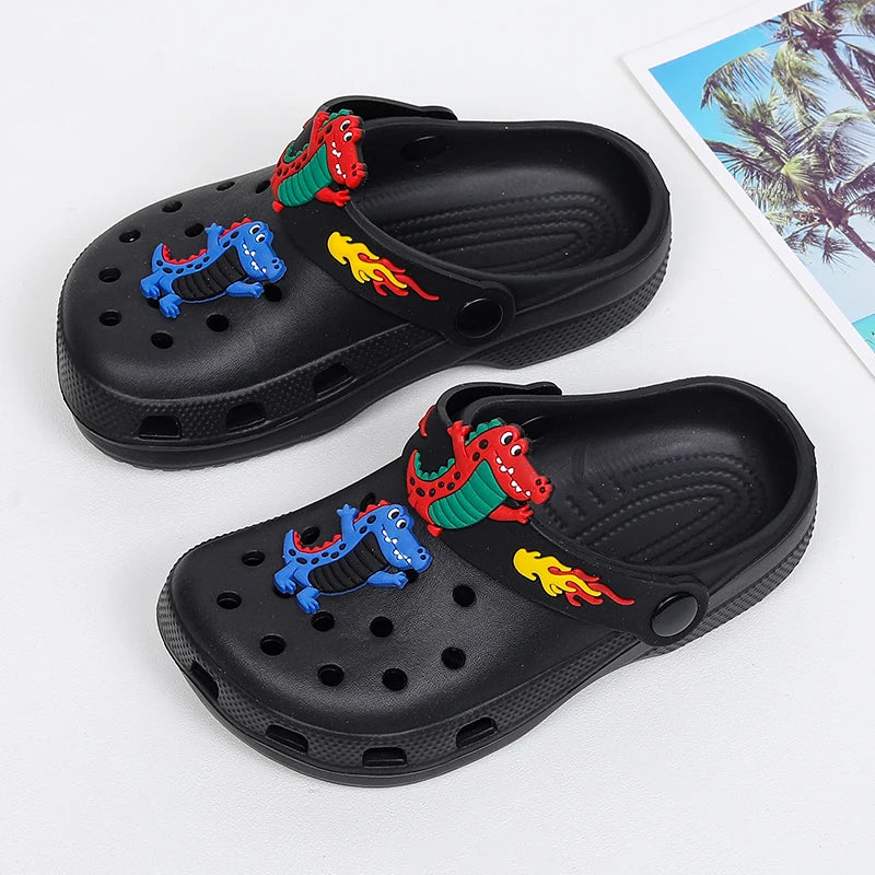 Children Slipper Boy Girls Clogs Cute Cartoon Summer Beach Indoor House Sneaker