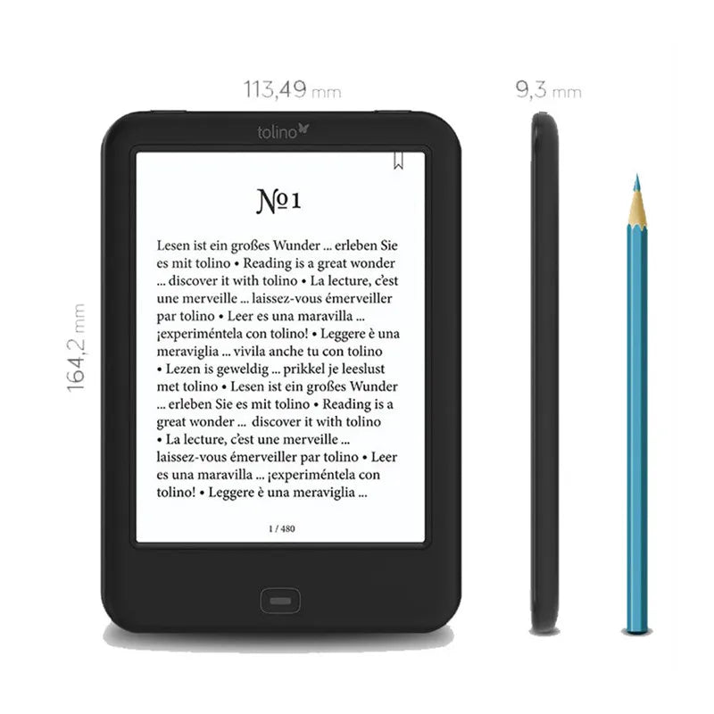 Tolino Shine2 HD 300PPI Android ebook Low Price eReader Built in Light e-ink 6 inch Touch Screen kobo kindle