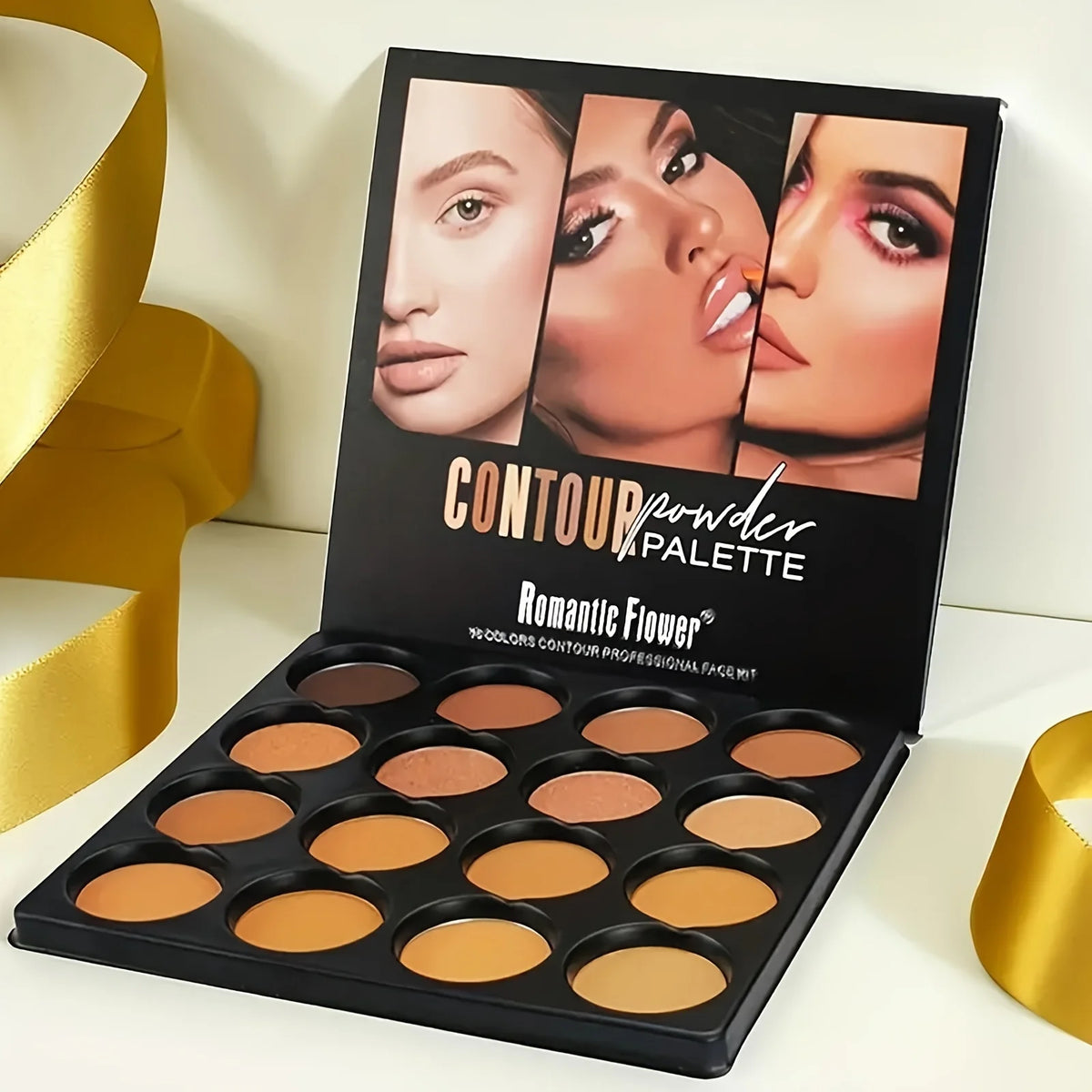 16-color contouring bronzer palette Highlight, matte, brightening, concealer multi-purpose contouring palette