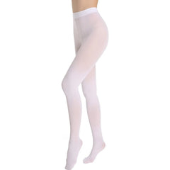 Women's Run Resistant Control Top High Elastic Soft Opaque Pantyhose Tights