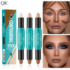 Face Foundation Concealer Pen Dark Tone Long Lasting Dark Circles Corrector Bronzer Contour Concealer Stick Cosmetic Makeup