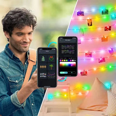 Smart App Control Fairy Light Outdoor RGB Bluetooth Christmas Tree String light