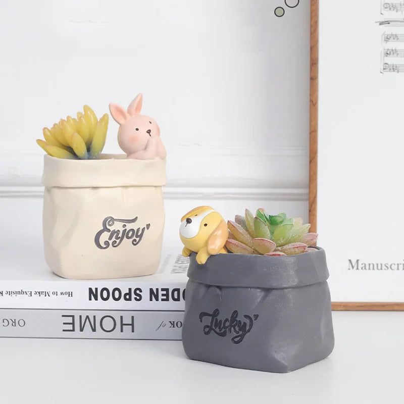 animal Craft Kawaii Multifunction  Pen Holder Pens stand Pencil Holders for Desk