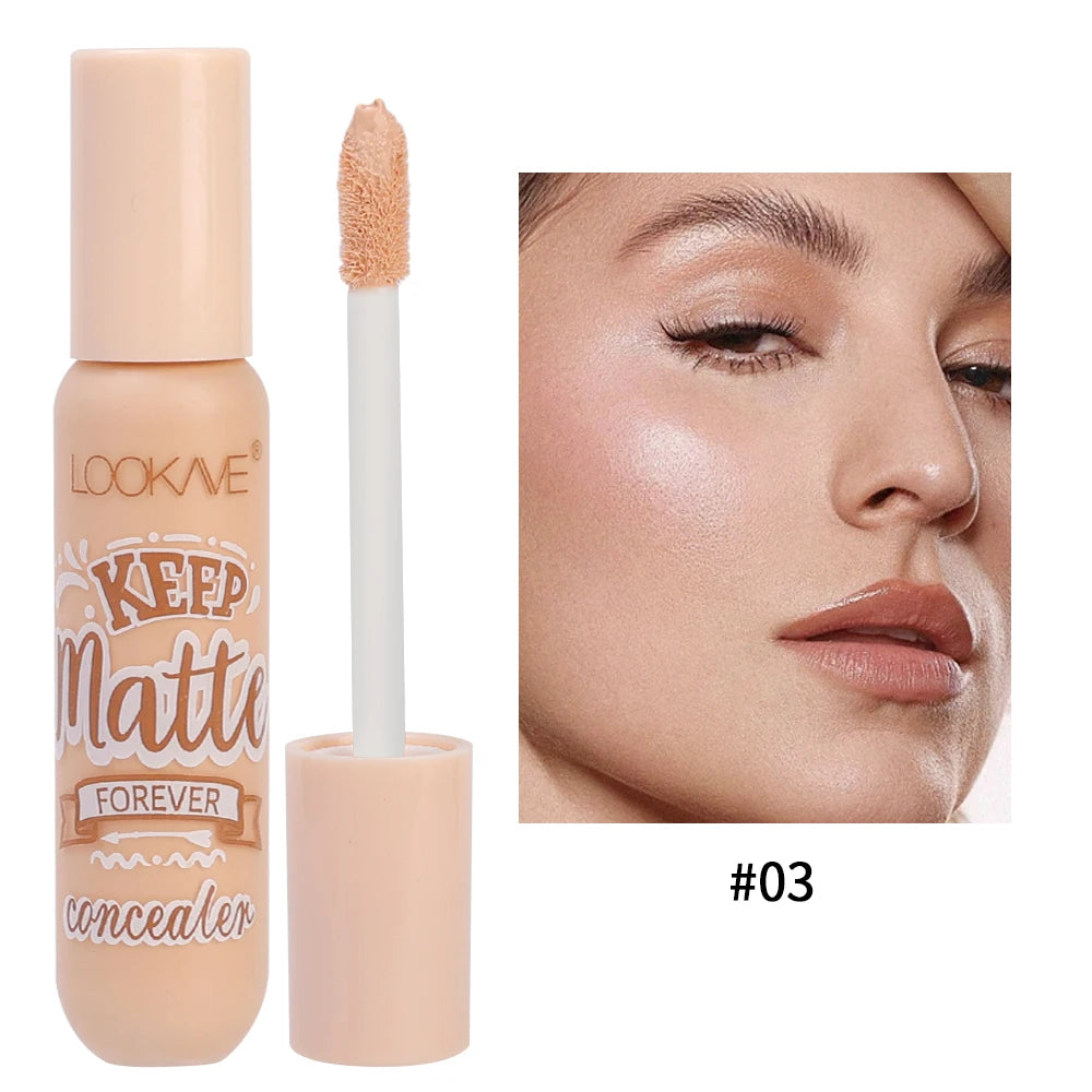 Liquid Concealer Waterproof Cover Acne Dark Circles Lasting Moisturizing Contouring Concealer