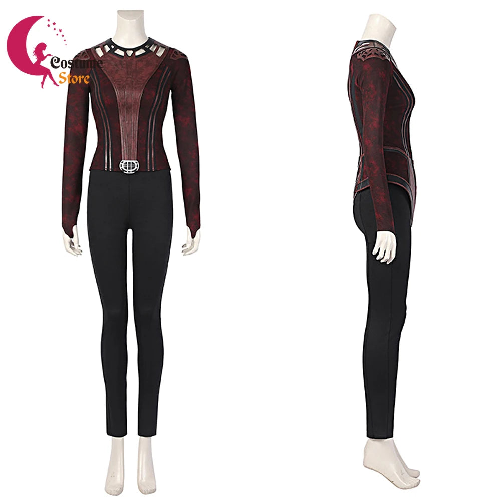 Wanda Maximoff Scarlet Cosplay Witch Cosplay Costume Outfits Halloween