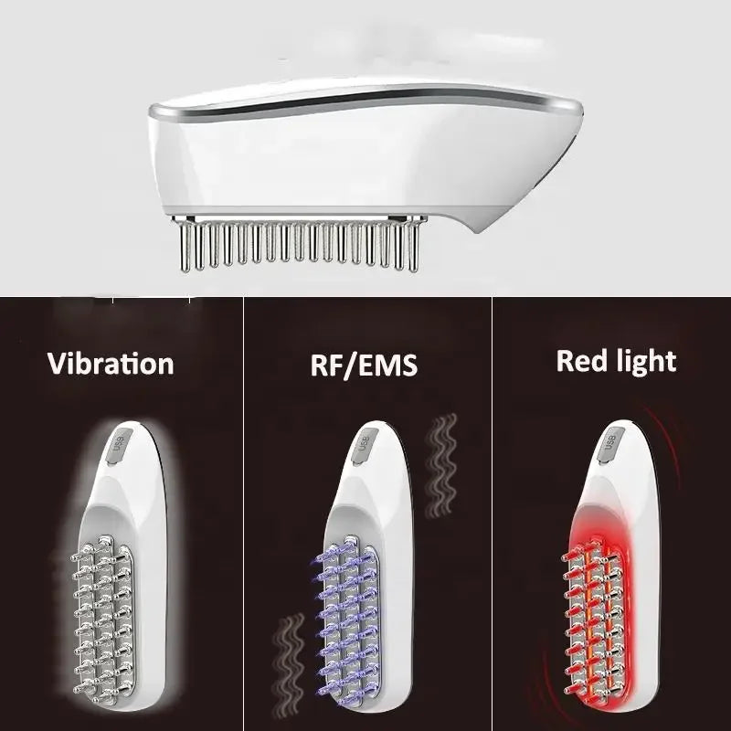 EMS Micro Electric Import Hair Care Comb, Multi-function Meridian Massage Comb