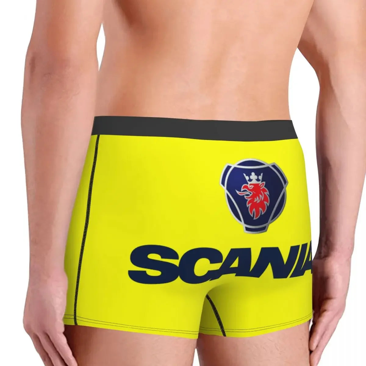 Custom Swedish Saabs Scanias Boxer Shorts For Homme 3D Printed Automobile Trucks Underwear Panties Briefs Soft Underpants