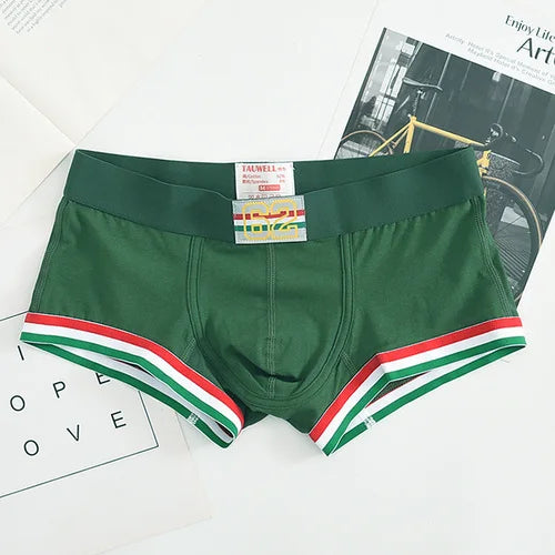 British style cotton underwear men's luxurious personality letters Boxer pants youth trend breathable low rise Boxer