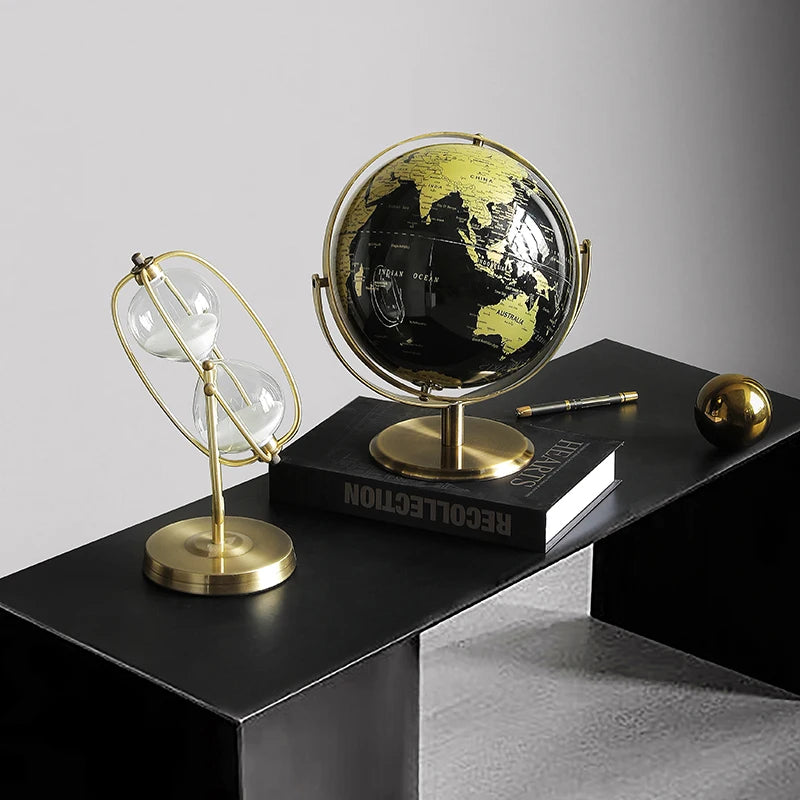 Retro English Globe Map Home Decor World Globe Office Decor Desk Ornaments