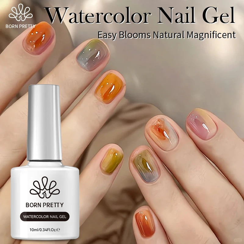 Nail Gel Polish for Spreading Effect Marble Gel Nail Polish Painting Nails