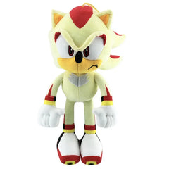 33cm Sonic High Quality Plush Toy Cartoon The Hedgehog Doll Tails Shadow Soft Stuffed Anime Christmas Birthday Gift For Kids