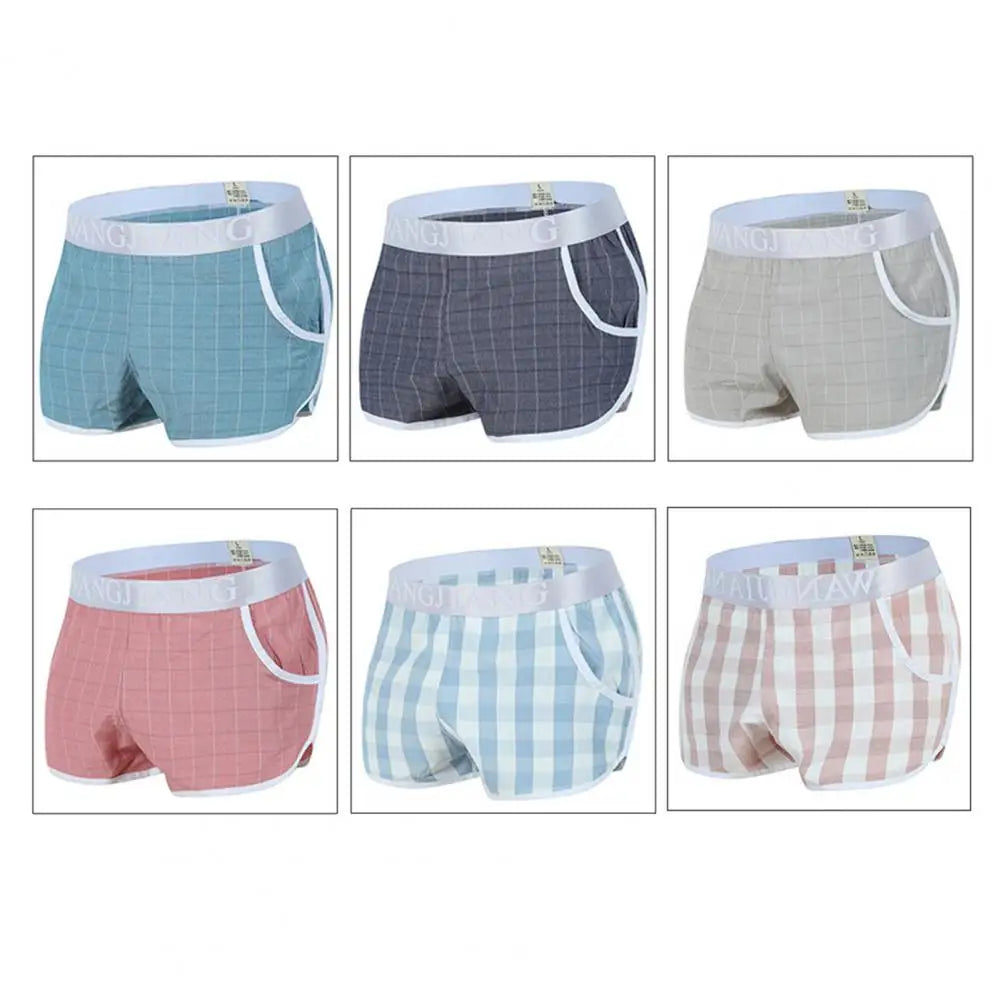 Men Breathable Cotton Undergarments Soft Breathable Men's Cotton Boxer