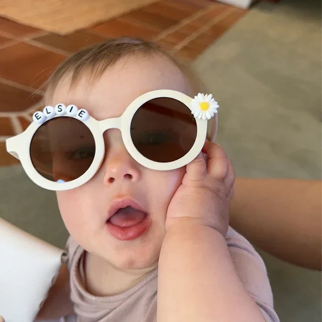 Kids Personalized Name Sunglasses Toddler Sunglass Birthday Gift Baby Girl Gifts Sun Protection Outdoor Eyewear  Party Favors