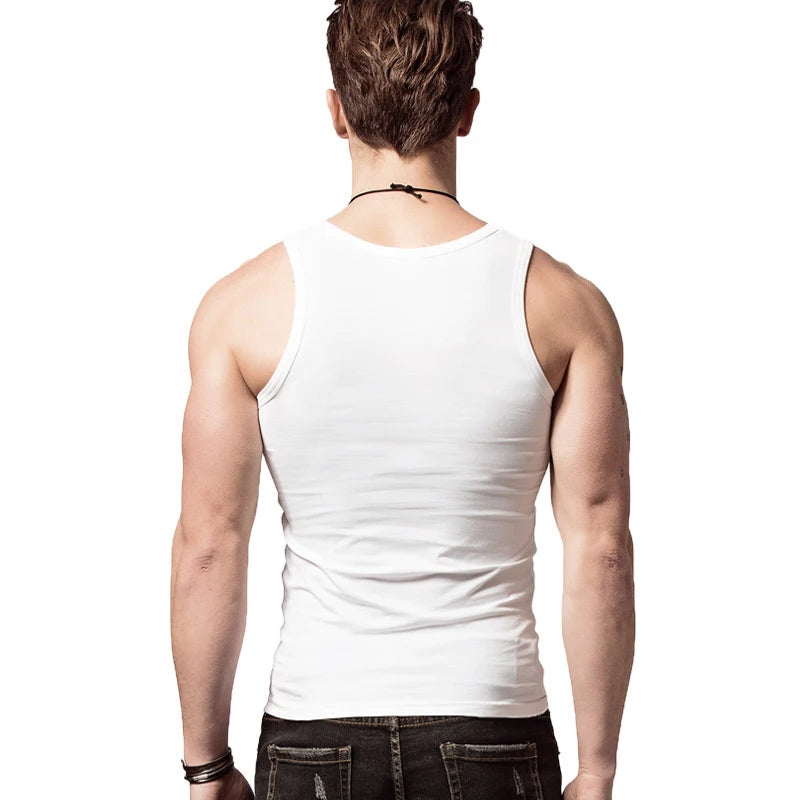 Men's Vest, Gym Vest, Training, Fitness, Bodybuilding, Breathable Tops