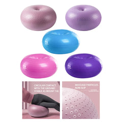 Fitness Ball Stability Yoga Ball Pilates Donut Balance for Gymnastic Home Office