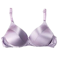 Good quality, affordable, breathable silk bra, thin, without steel rings, inside and outside