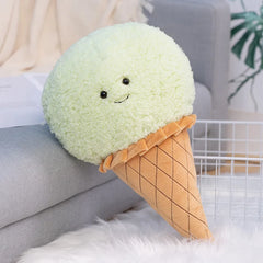 Ice Cream Plush Toy Kawaii Plushie Dessert Food Stuffed Soft Kids Toys Pillow