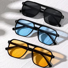 Sunglasses Men's Classic Vintage Square Sun Glasses Women's Outdoor Leisure Eyewear