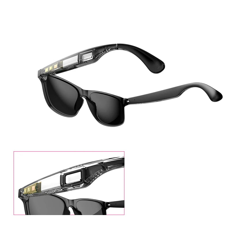 Smart Glasses Bluetooth 5.3 Earphone Wireless Headset Sunglasses Headphone