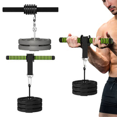 Forearm Strength Trainer Wrist Training Arm Workout Roller Muscle Exercises Bar Waist Roller