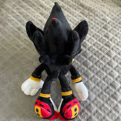 40cm New Dark Hell Blue Black Shadow Hedgehog Sonic Plush Toy  Stuffed Doll Animal Cotton Toys Kids Birthday Gifts