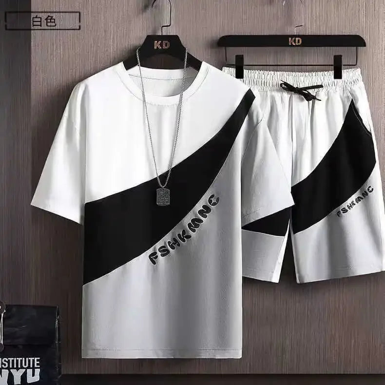 Men's Two-piece Oversize Gym Sport Short Pants