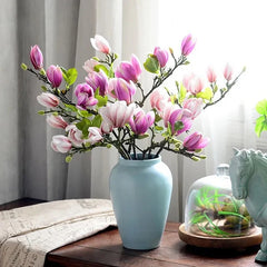 Artificial Magnolia Flower Living Room Decoration