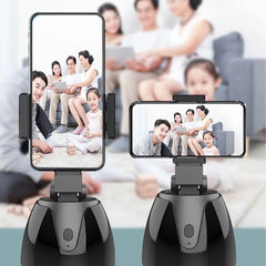 Auto Smart Shooting Selfie Stick 360° Rotation Object Face Tracking Camera Mobile Phone Holder Vlog Tripod for Video Recording