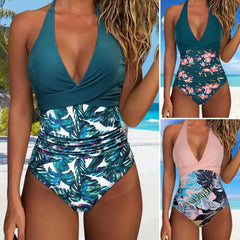 Women Monokini Swimsuit Lightweight Monokini Stylish Women's Halter One-piece Swimsuit