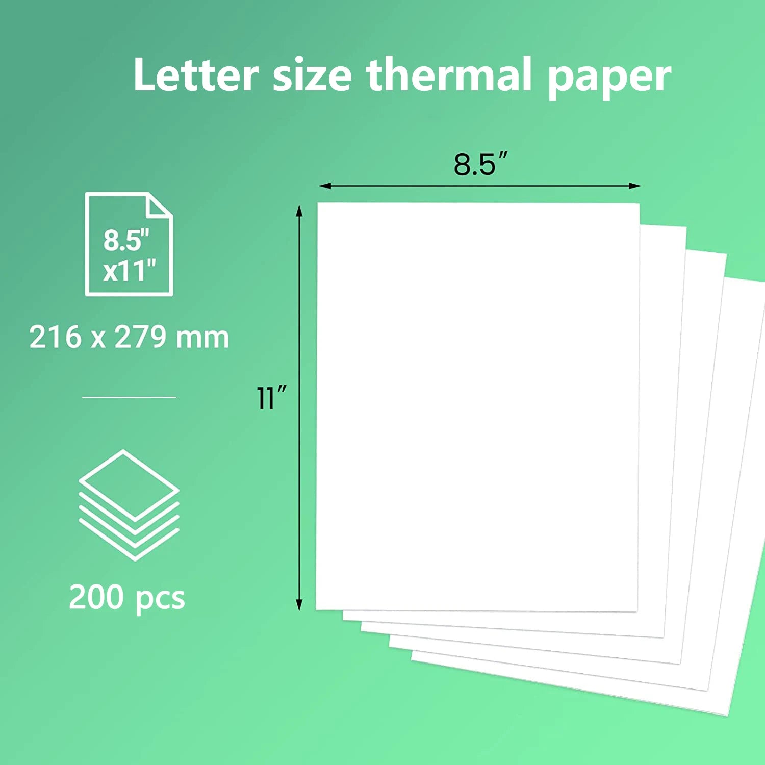 Phoneme M08F Mini Homework Test Paper Inkless Office Portable A4 Thermal Error Printer