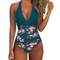 Women Monokini Swimsuit Lightweight Monokini Stylish Women's Halter One-piece Swimsuit