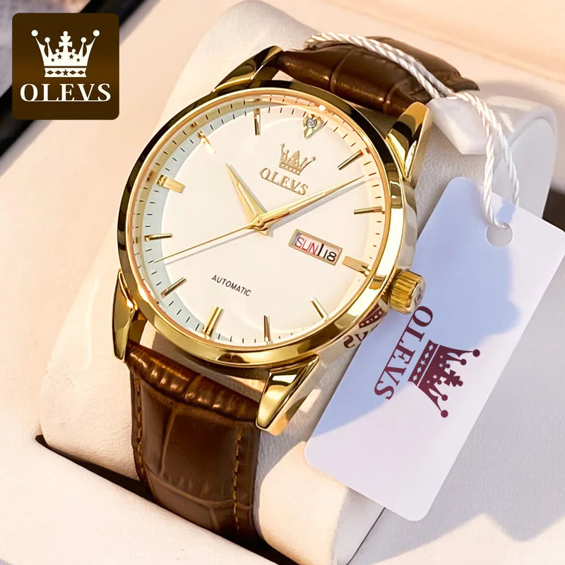 OLEVS Top Brand Men Classic Quartz Waterproof Watch