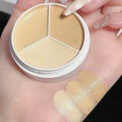 Contour Concealer Palette with Brush Moisturizing Full Coverage Acne Spot Dark Circles Concealer