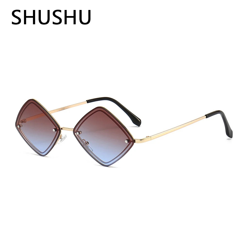 Quadrilateral Small Sunglasses Retro For Women