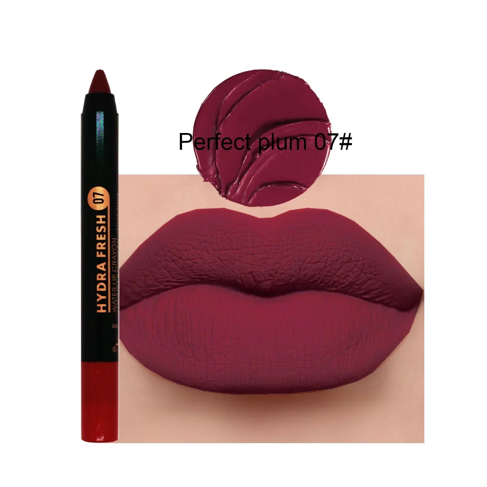 Matte Velvet Lipstick Pencil Waterproof Long Lasting Red Lip Sticks Non-Stick Cup Makeup Lip Tint Pencil