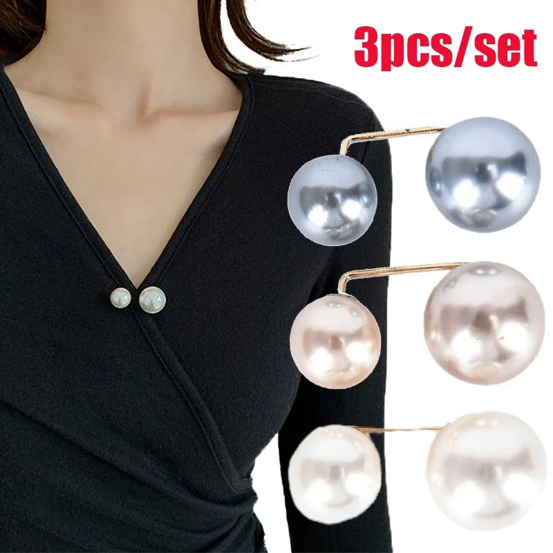 Women's Brooch Set Tighten Waist Brooches for Women Skirt Pants Jeans Adjustable Waist Clip Metal Pins Clothing Accessories